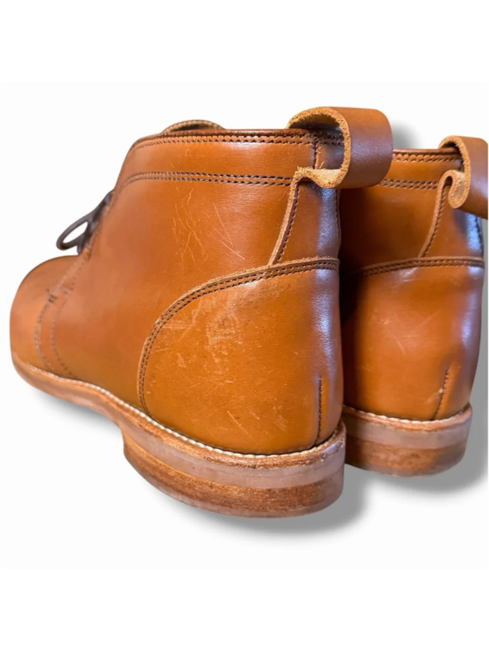 Allen Edmonds Nomad Chukka Boot Mens Size 9.5 B Tan Spice Port Washington